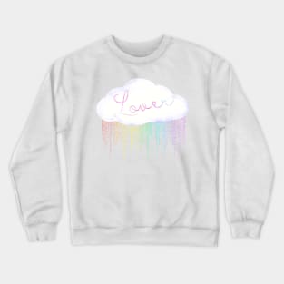 Lover Rainbow Rain Crewneck Sweatshirt